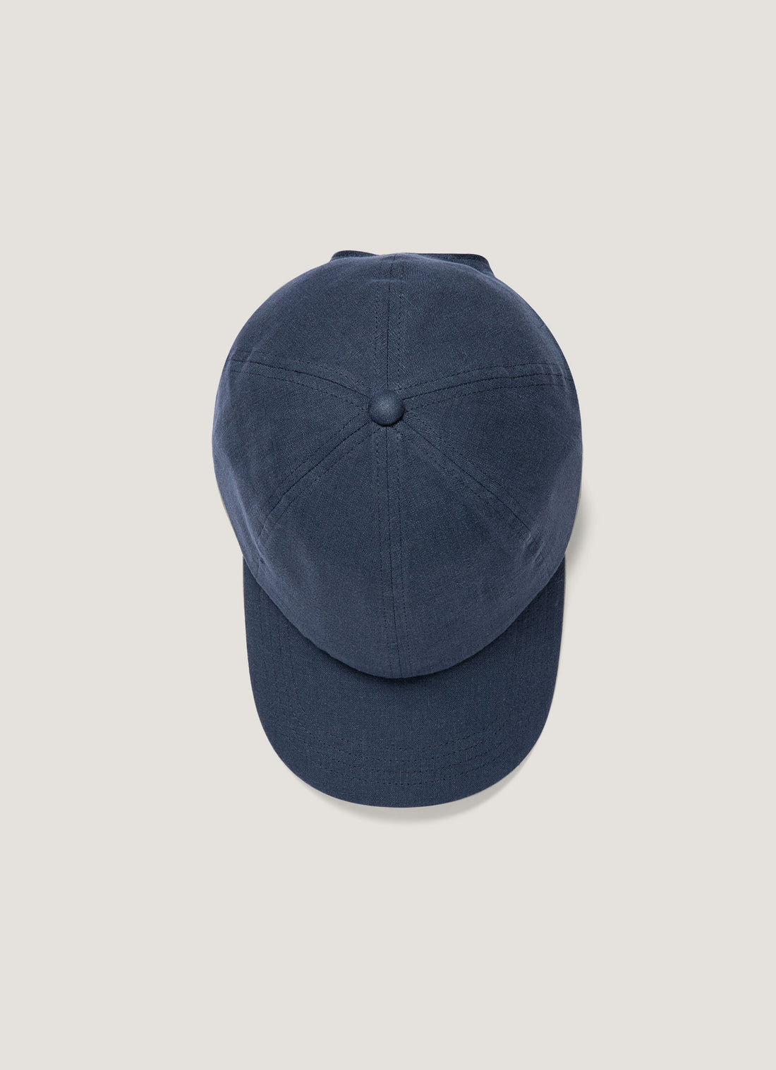 Men's Linen Cap in Light Navy