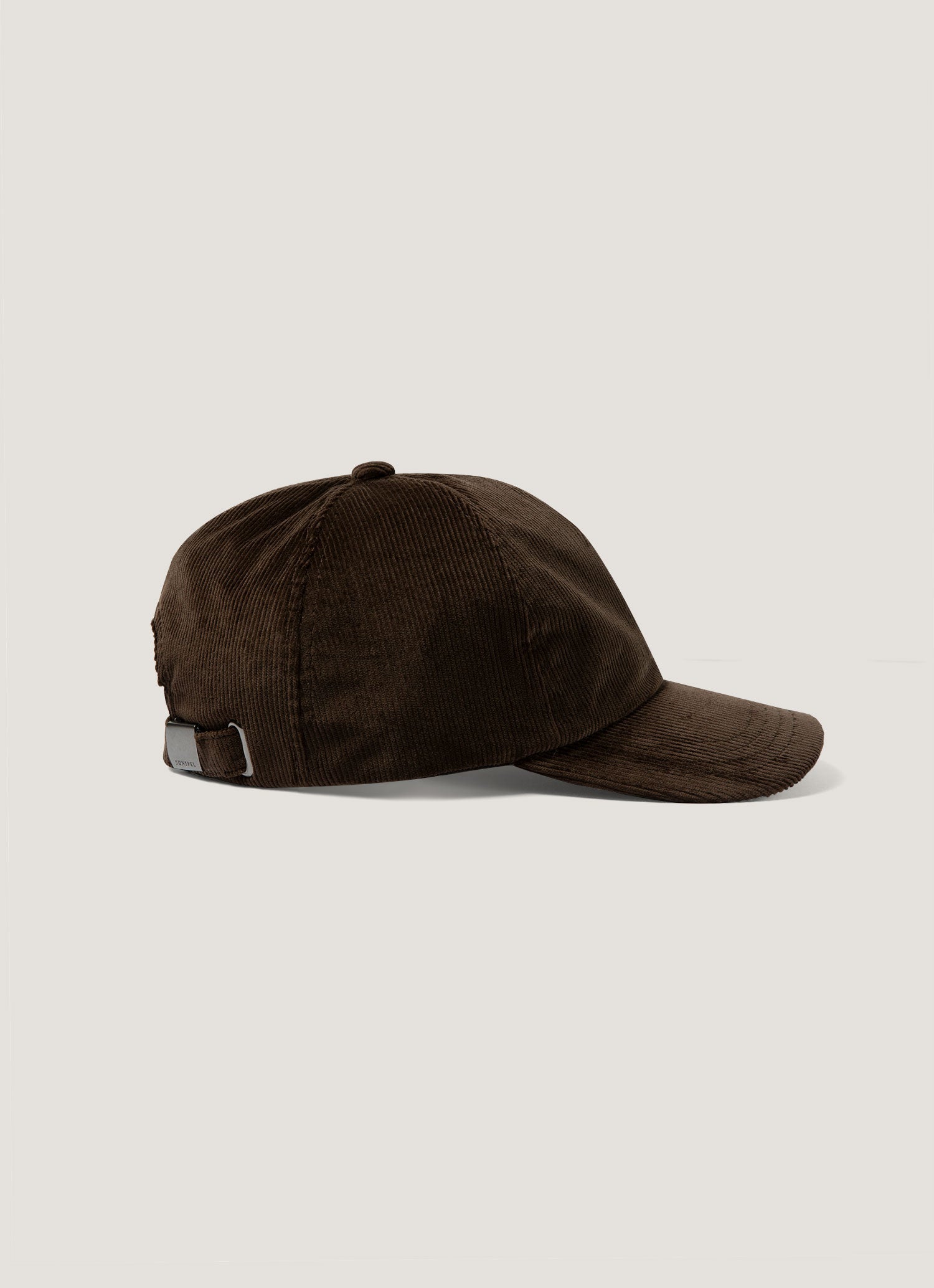 Men's Corduroy Cap in Dark Chocolate