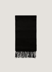 Men's Cashmere Scarf in Black