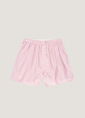 Men's Classic Boxer Short in White/Red Pinstripe