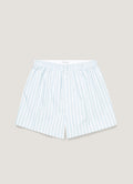 Men's Classic Boxer Short in Sky Blue/White