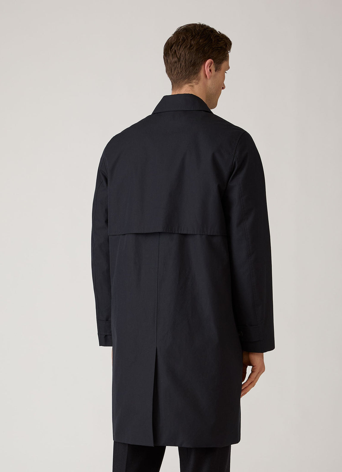 Men's Ventile Mac in Dark Navy