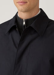 Men's Ventile Mac in Dark Navy