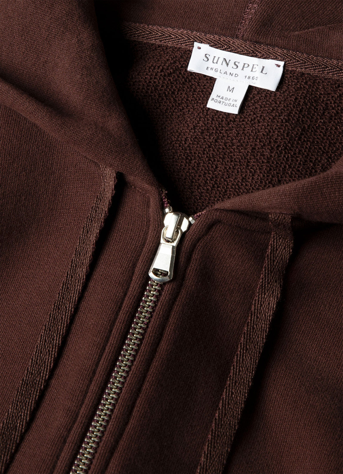 Men's Loopback Zip Hoodie in Bakelite