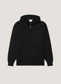 Men's Cashmere Hoodie in Black