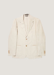 Men's Linen Blazer in Sand