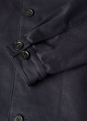 Men's Cotton Drill Chore Jacket in Navy