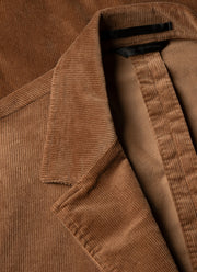 Men's Corduroy Blazer in Dark Beige
