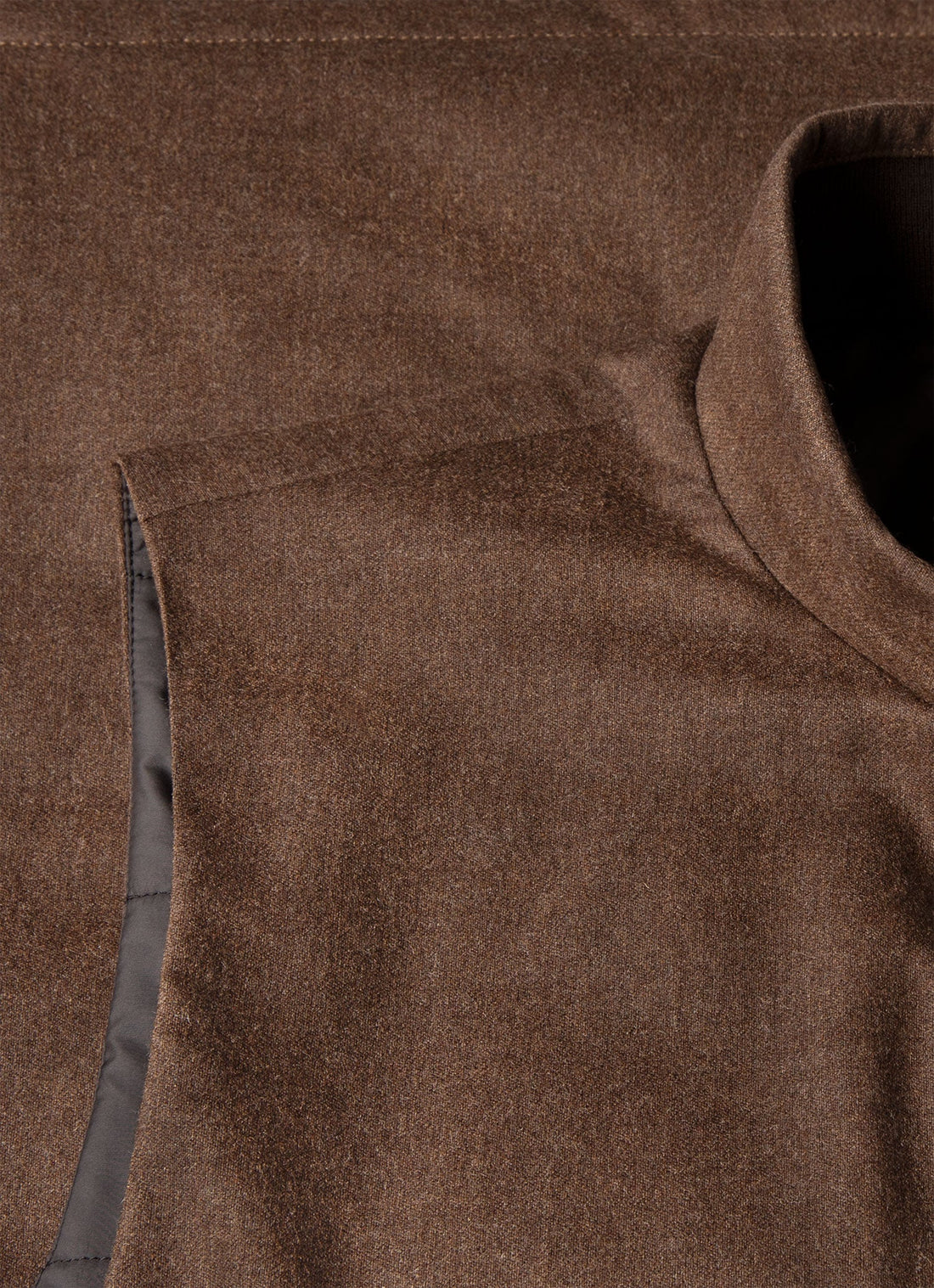 Wool Cashmere Flannel Gilet