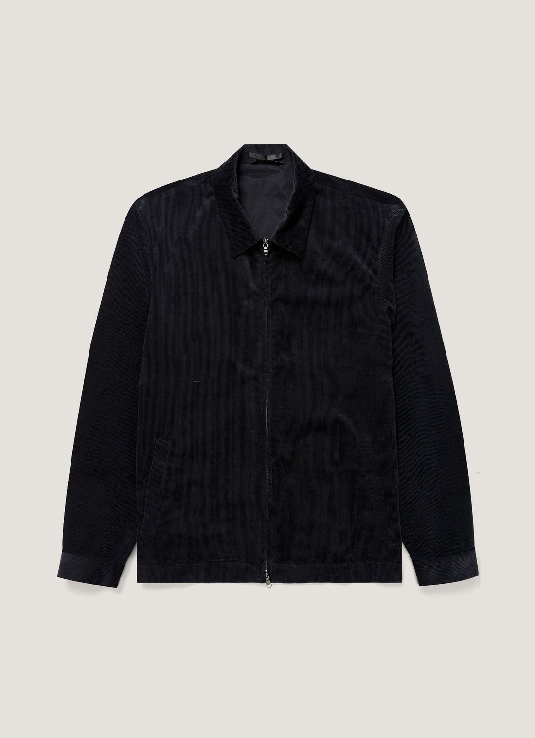 Men's Corduroy Harrington Jacket in Navy