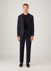 Men's Extra-Fine Merino Jumper in Black