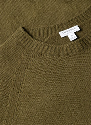 Men's Lambswool Crew Neck Jumper in Uniform