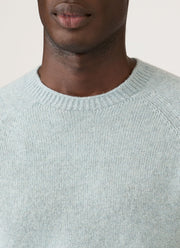 Men's Lambswool Crew Neck Jumper in Haar