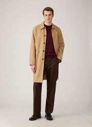 Men's Cashmere Crew Neck Jumper in Bakelite