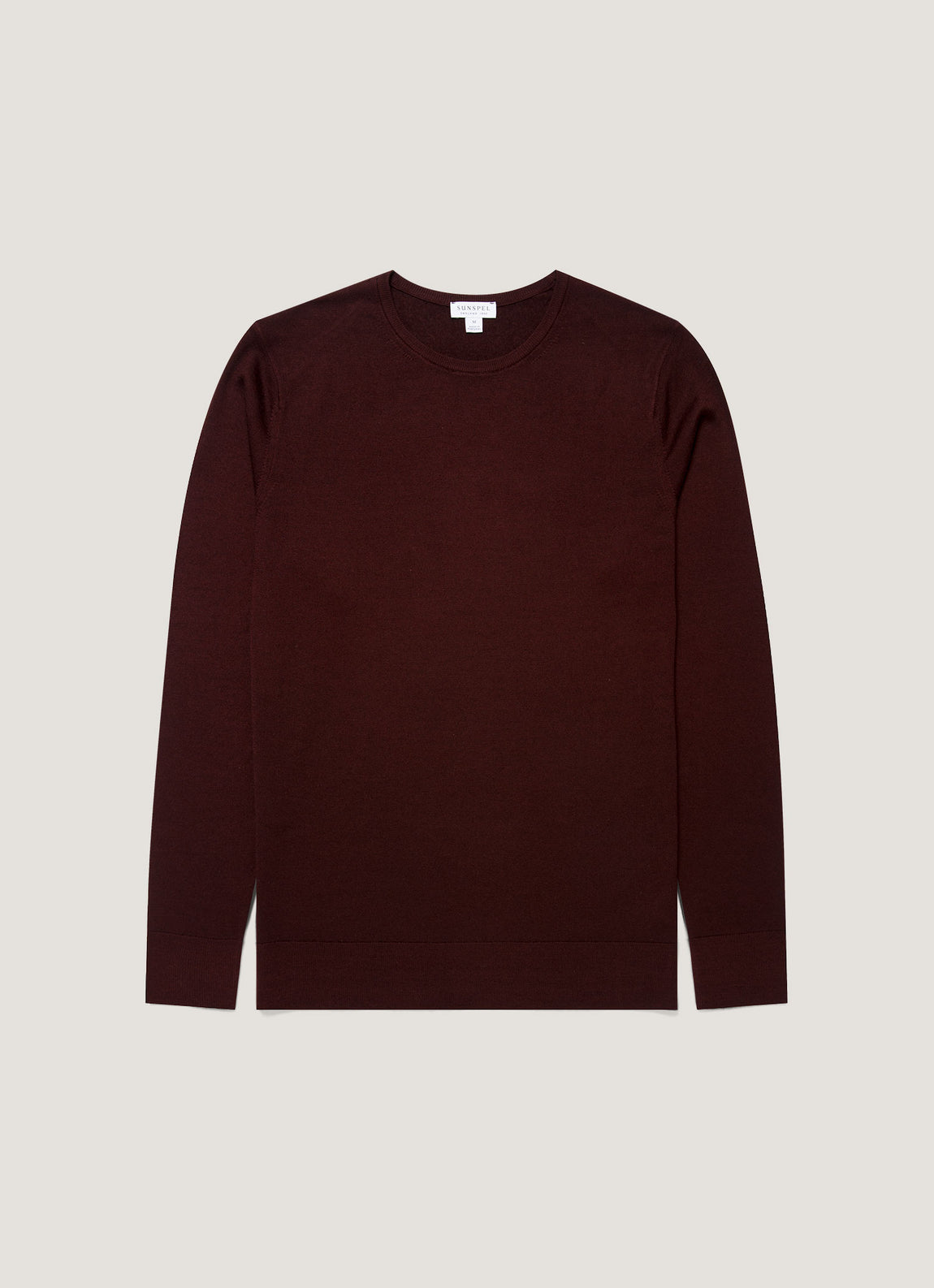 Men's Extra-Fine Merino Jumper in Bakelite