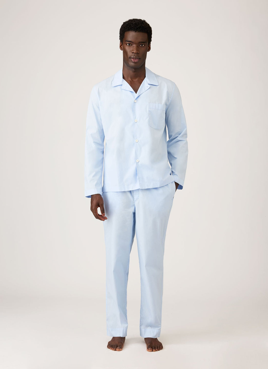 Cotton Poplin Pyjama Shirt