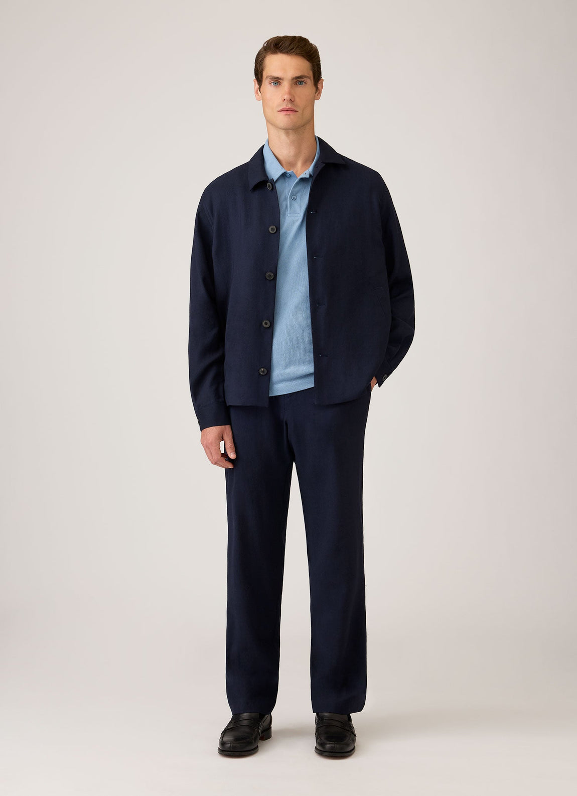Men's Riviera Polo Shirt in Studio Blue