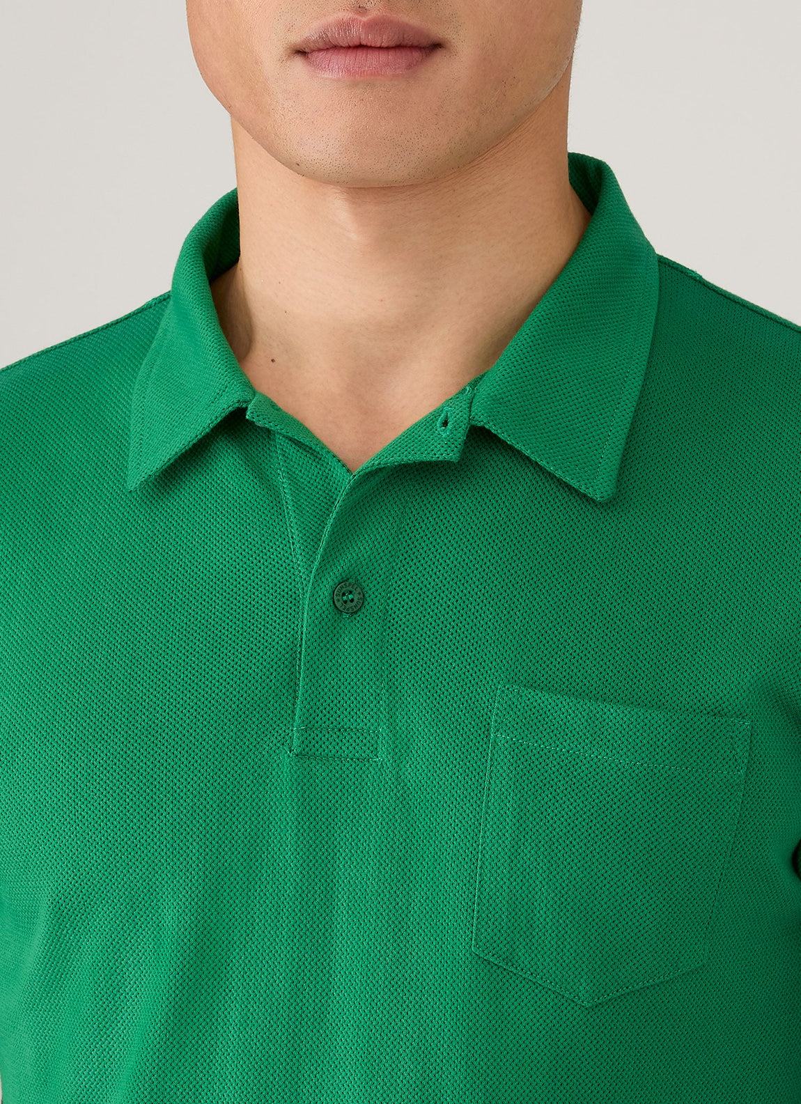 Men's Riviera Polo Shirt in Bright Green