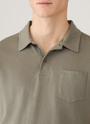 Men's Riviera Polo Shirt in Fossil Grey