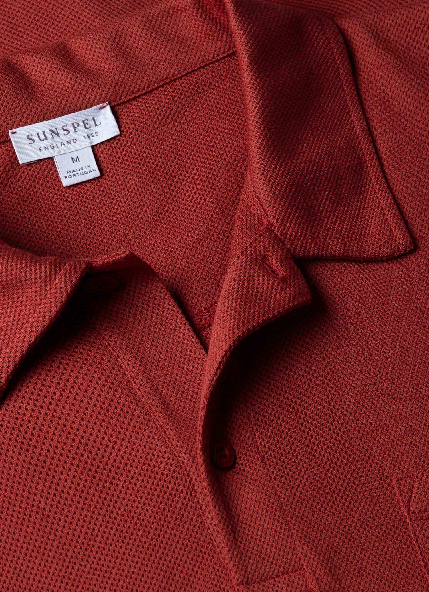 Men's Riviera Polo Shirt in Garnet Red