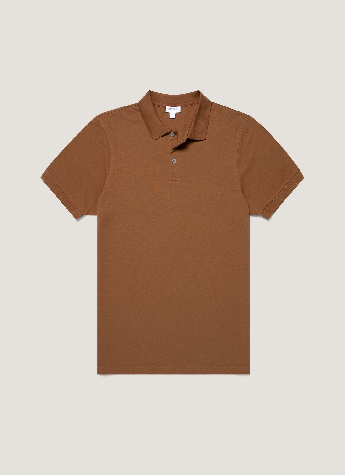 Men's Piqué Polo Shirt in Bronze