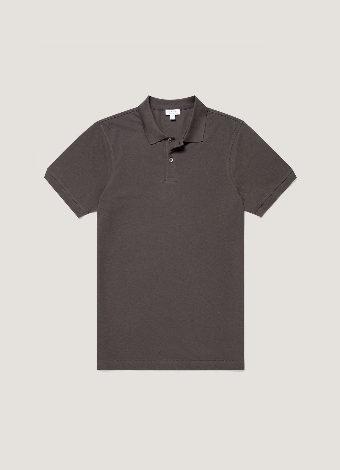 Men's Piqué Polo Shirt in Anthracite