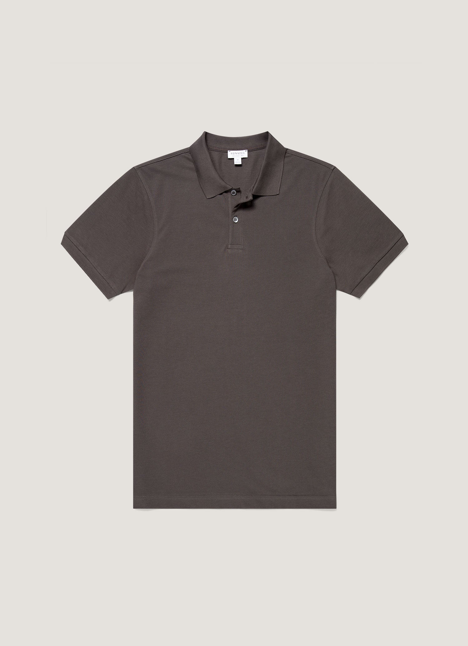 Men's Piqué Polo Shirt in Anthracite