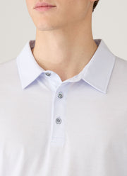 Men's Classic Jersey Polo Shirt in Light Blue
