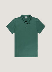 Men's Classic Jersey Polo Shirt in Forest