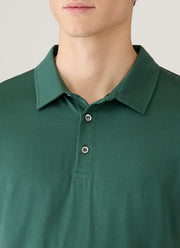 Men's Classic Jersey Polo Shirt in Forest