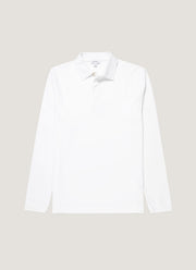 Men's Heavyweight Rugby Polo Shirt in White
