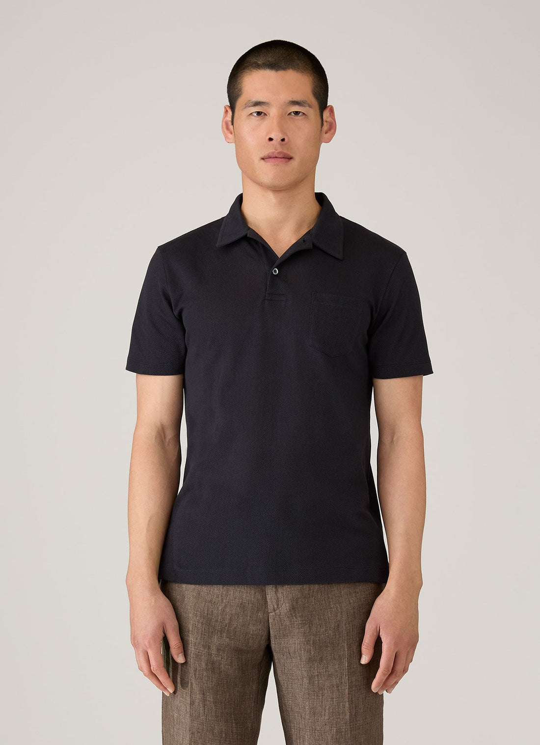 Sea Island Cotton Riviera Polo Shirt