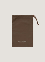 Men's Drawstring Swim Shorts in Dark Walnut