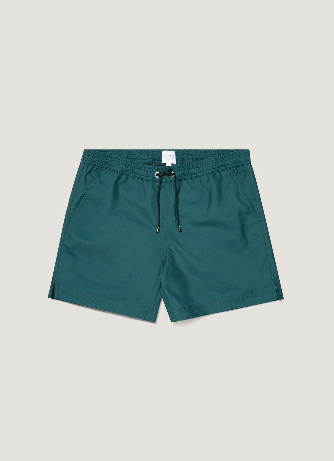 Men's Drawstring Swim Shorts in Forest