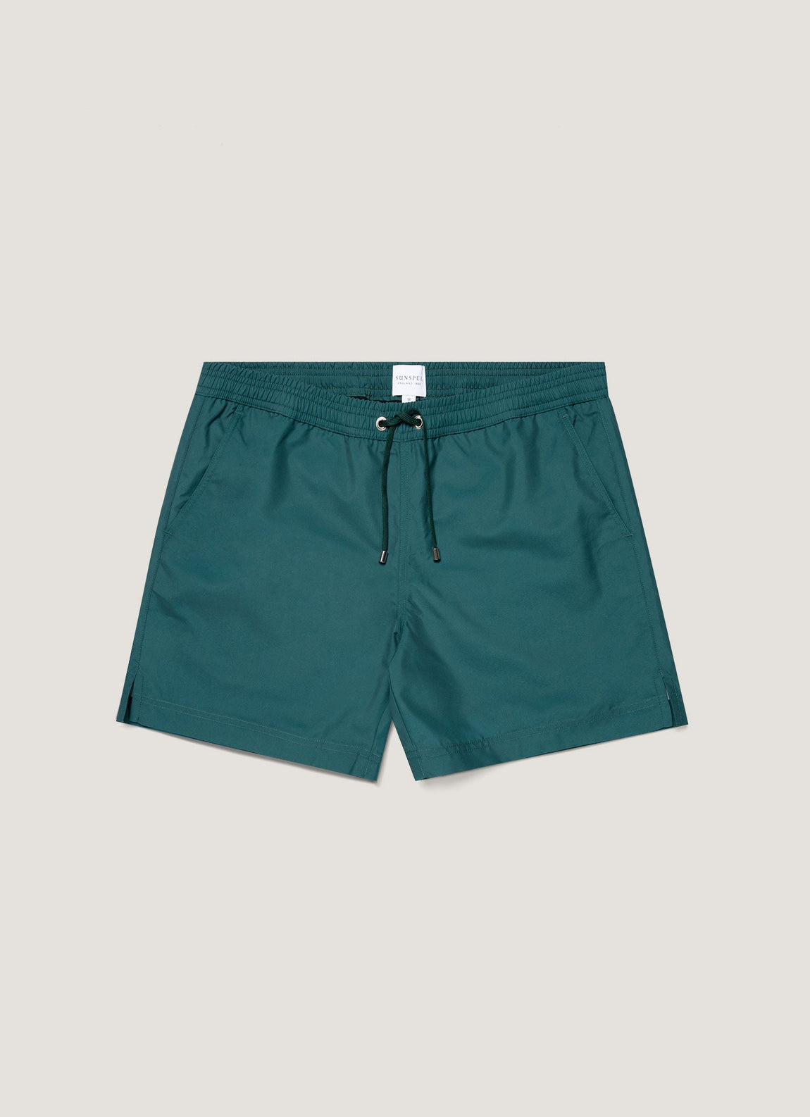 Men's Drawstring Swim Shorts in Forest