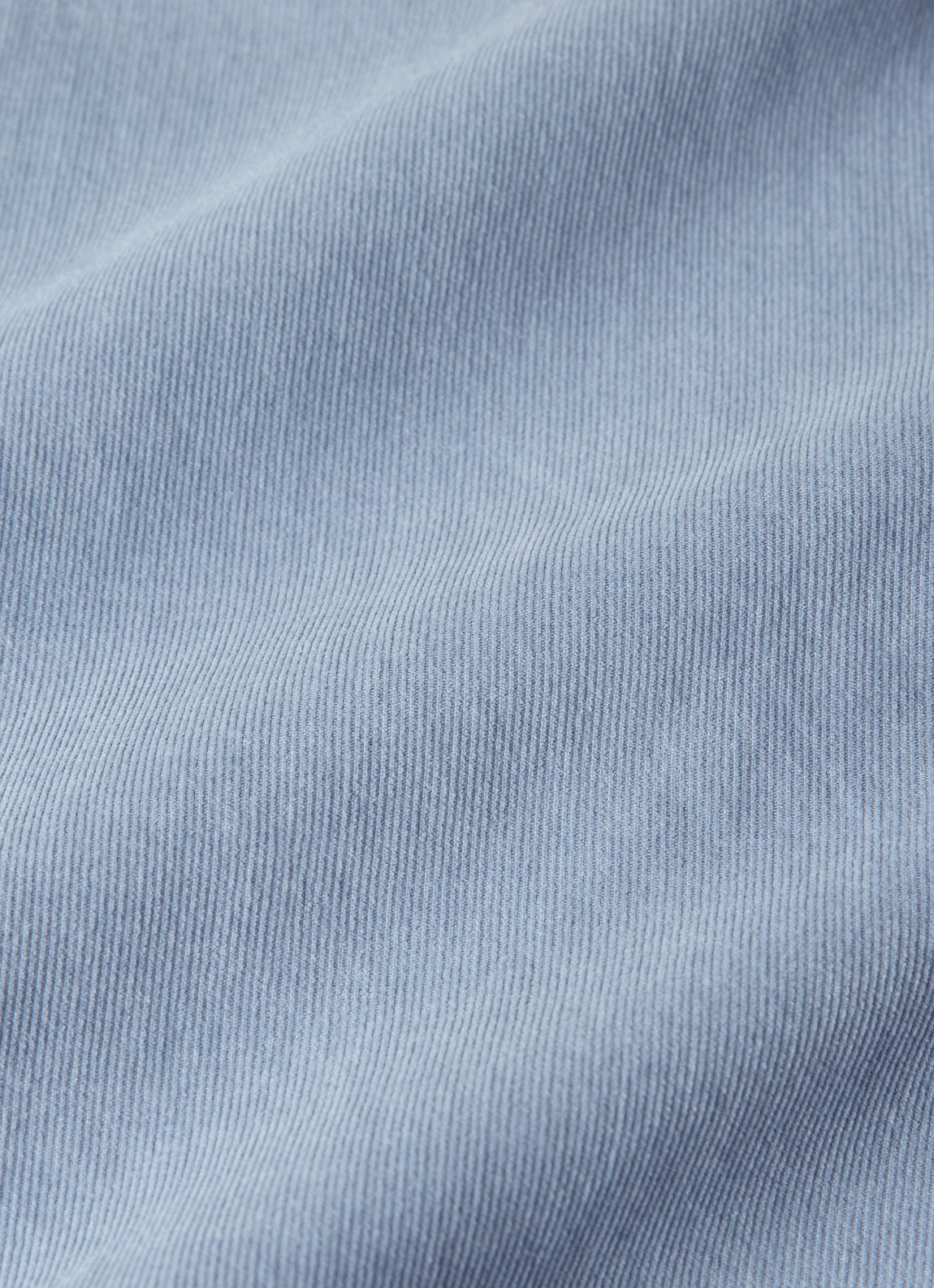 Men's Fine Cord Shirt in Powder Blue
