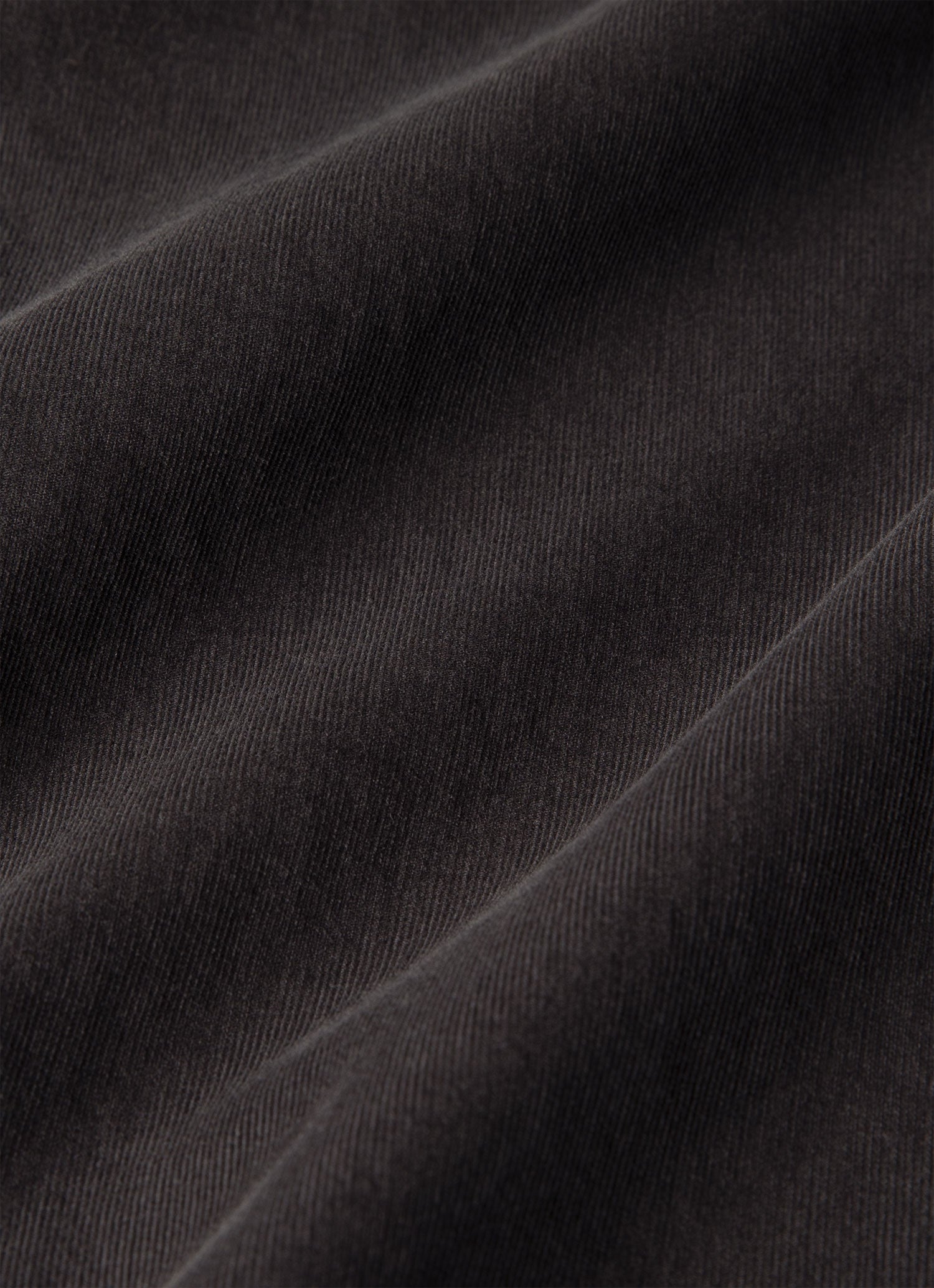 Men's Fine Cord Shirt in Anthracite