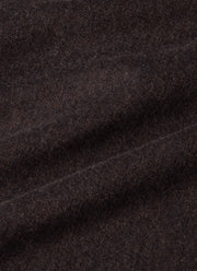 Men's Button Down Flannel Shirt in Dark Chocolate