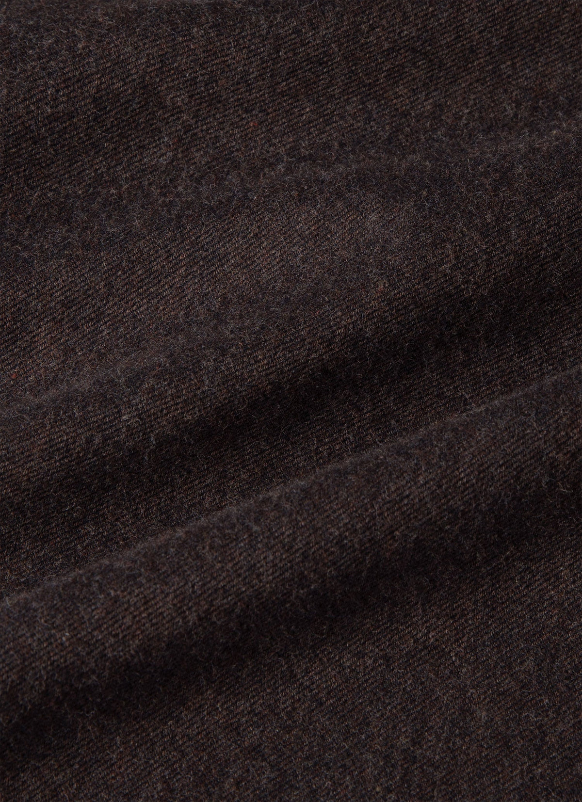 Men's Button Down Flannel Shirt in Dark Chocolate