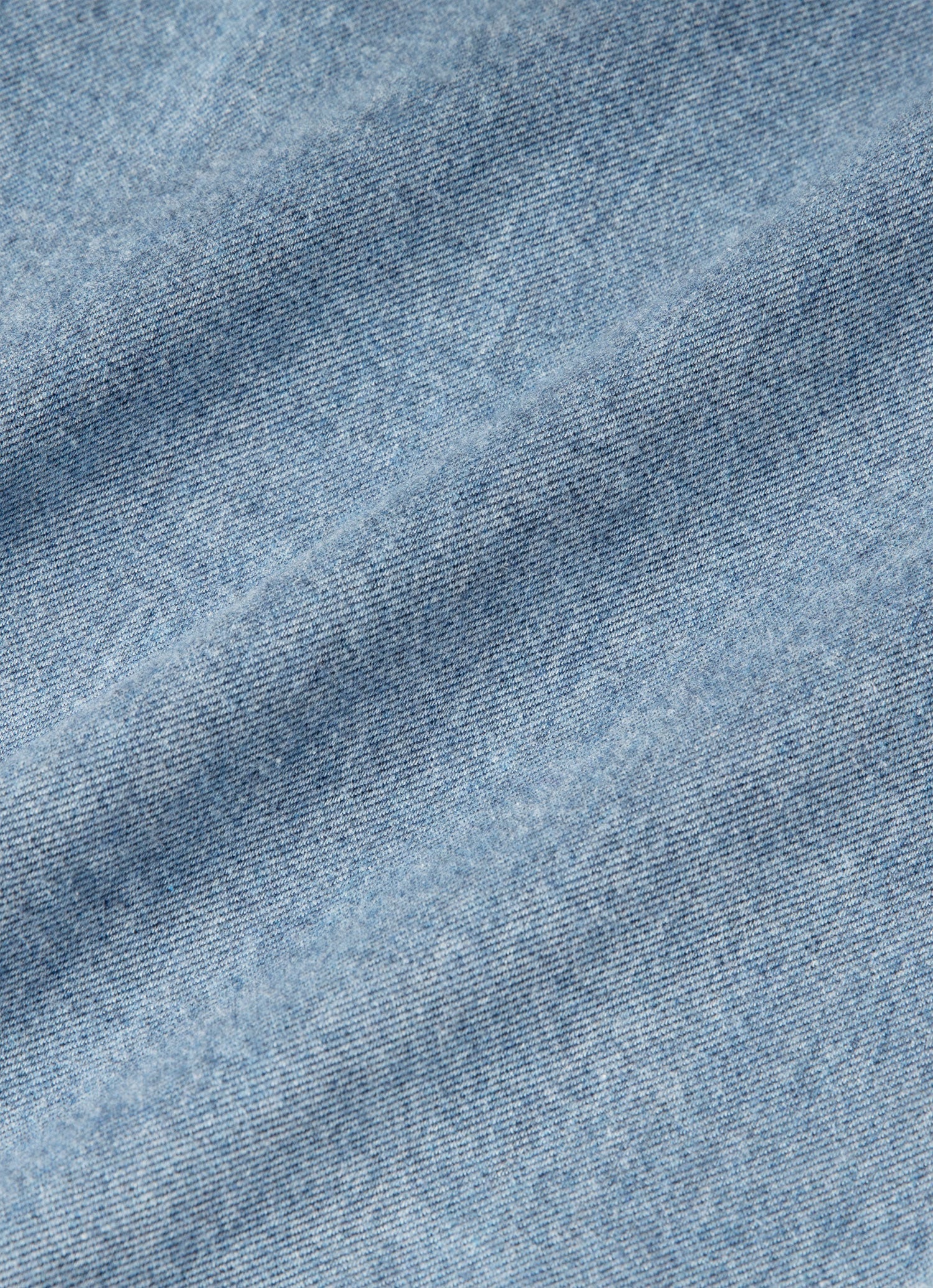 Men's Button Down Flannel Shirt in Powder Blue Melange