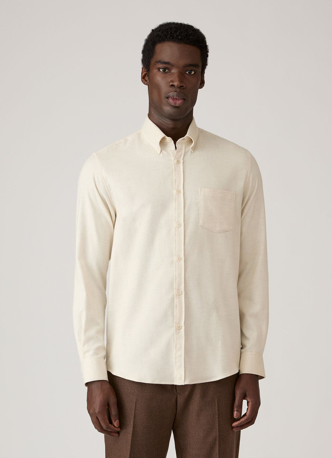 Chemise boutonnée en flanelle