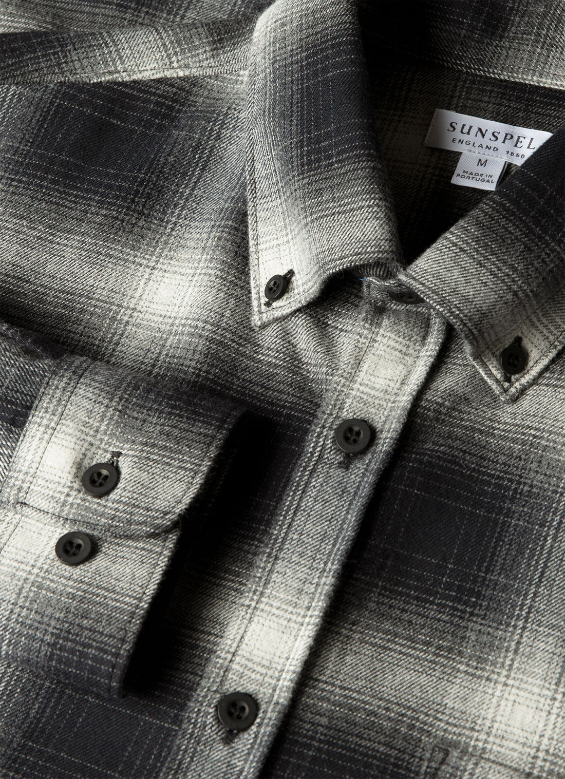 Chemise boutonnée en flanelle