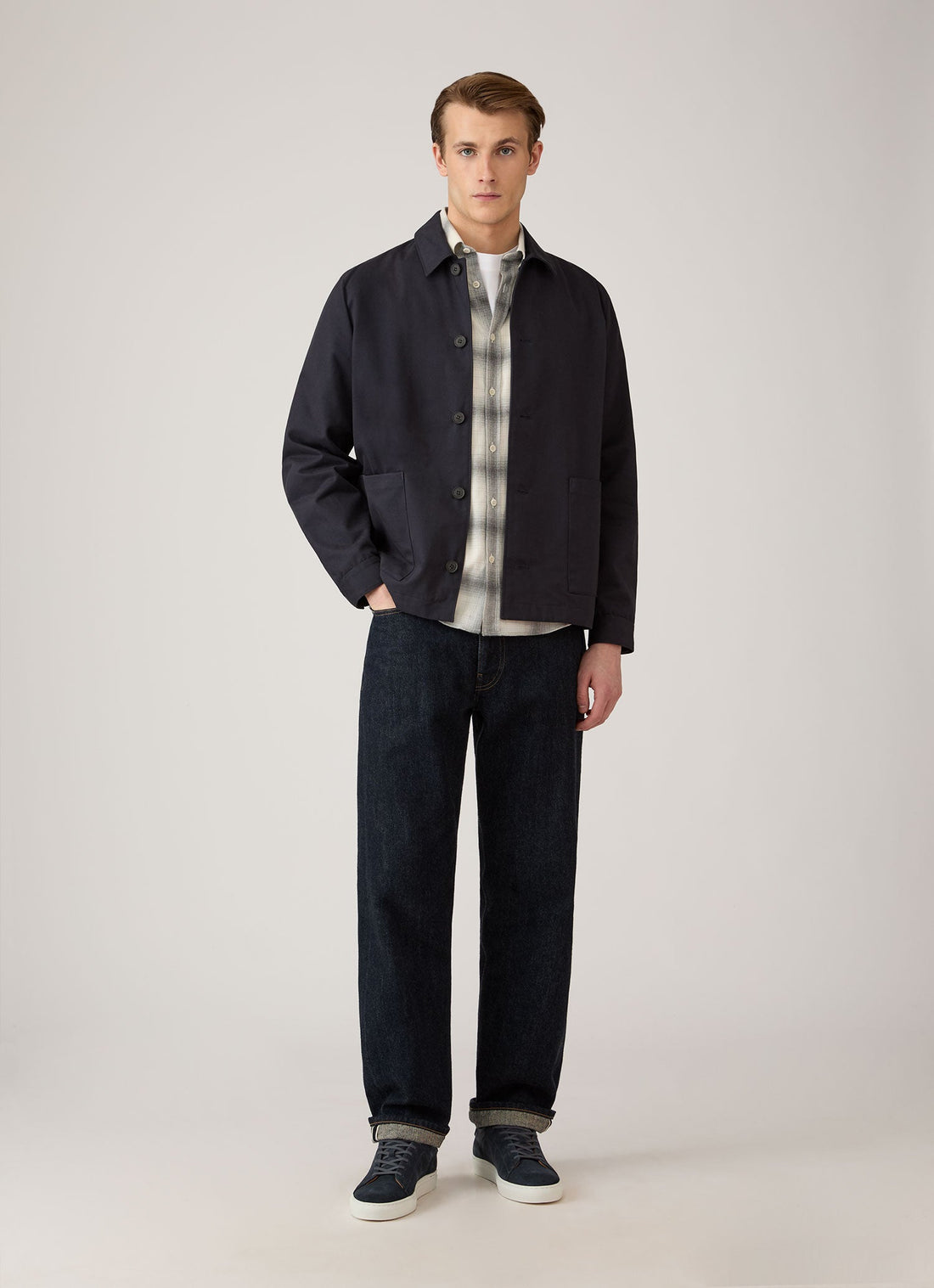 Chemise boutonnée en flanelle