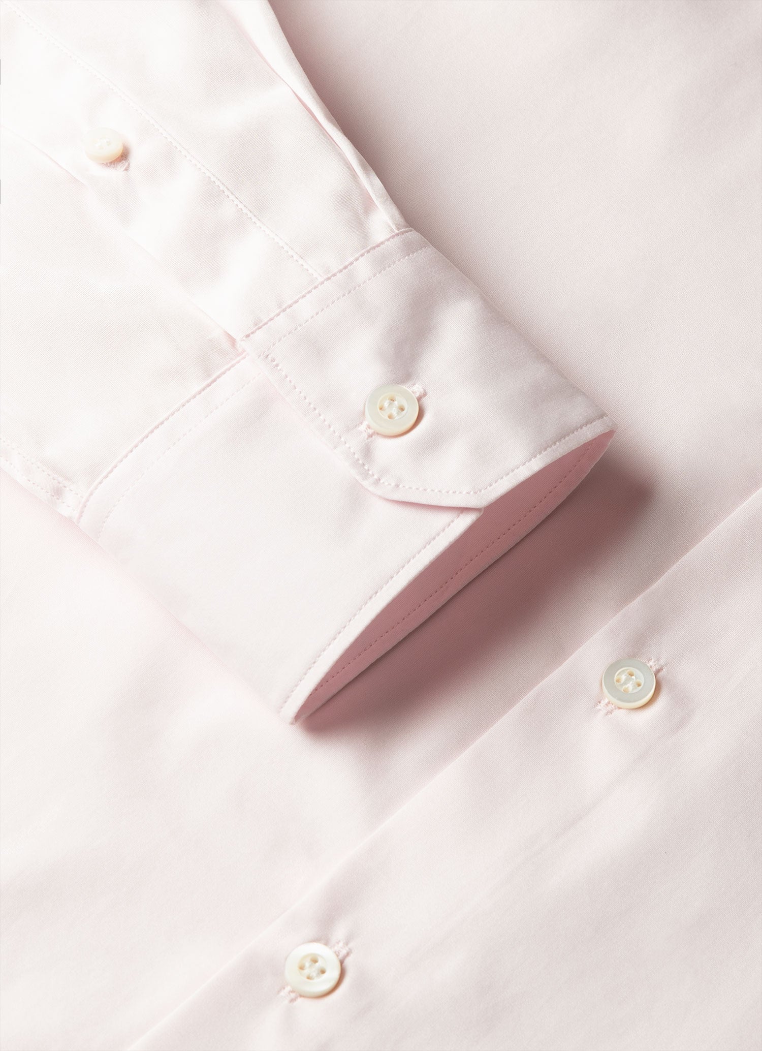 Men's Cotton Poplin Shirt in Light Pink