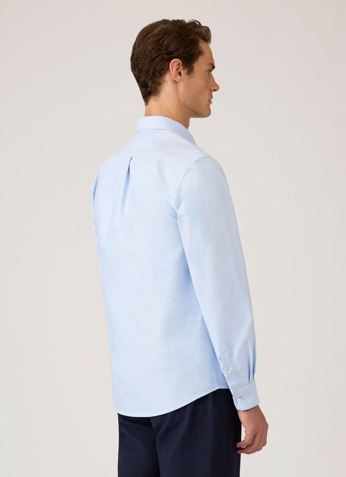 Men's Button Down Oxford Shirt in Light Blue