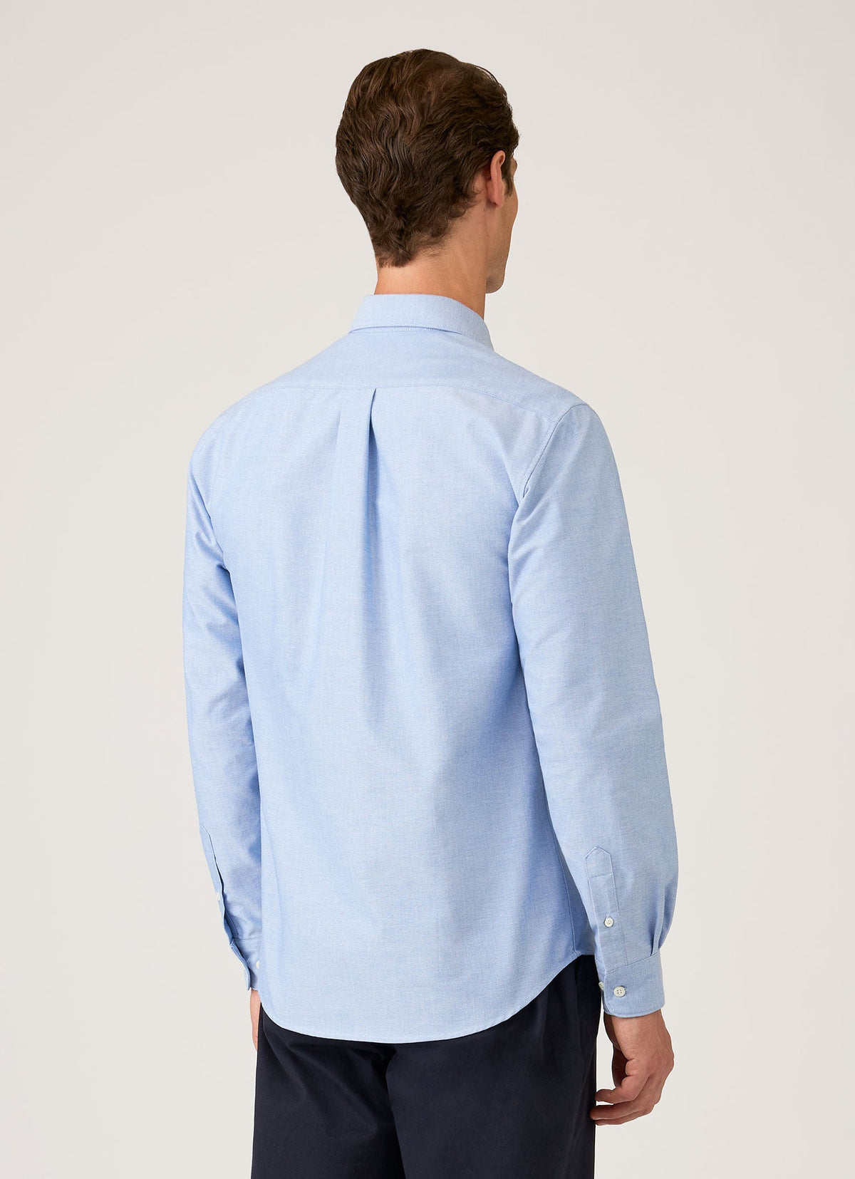 Men's Button Down Oxford Shirt in Mid Blue