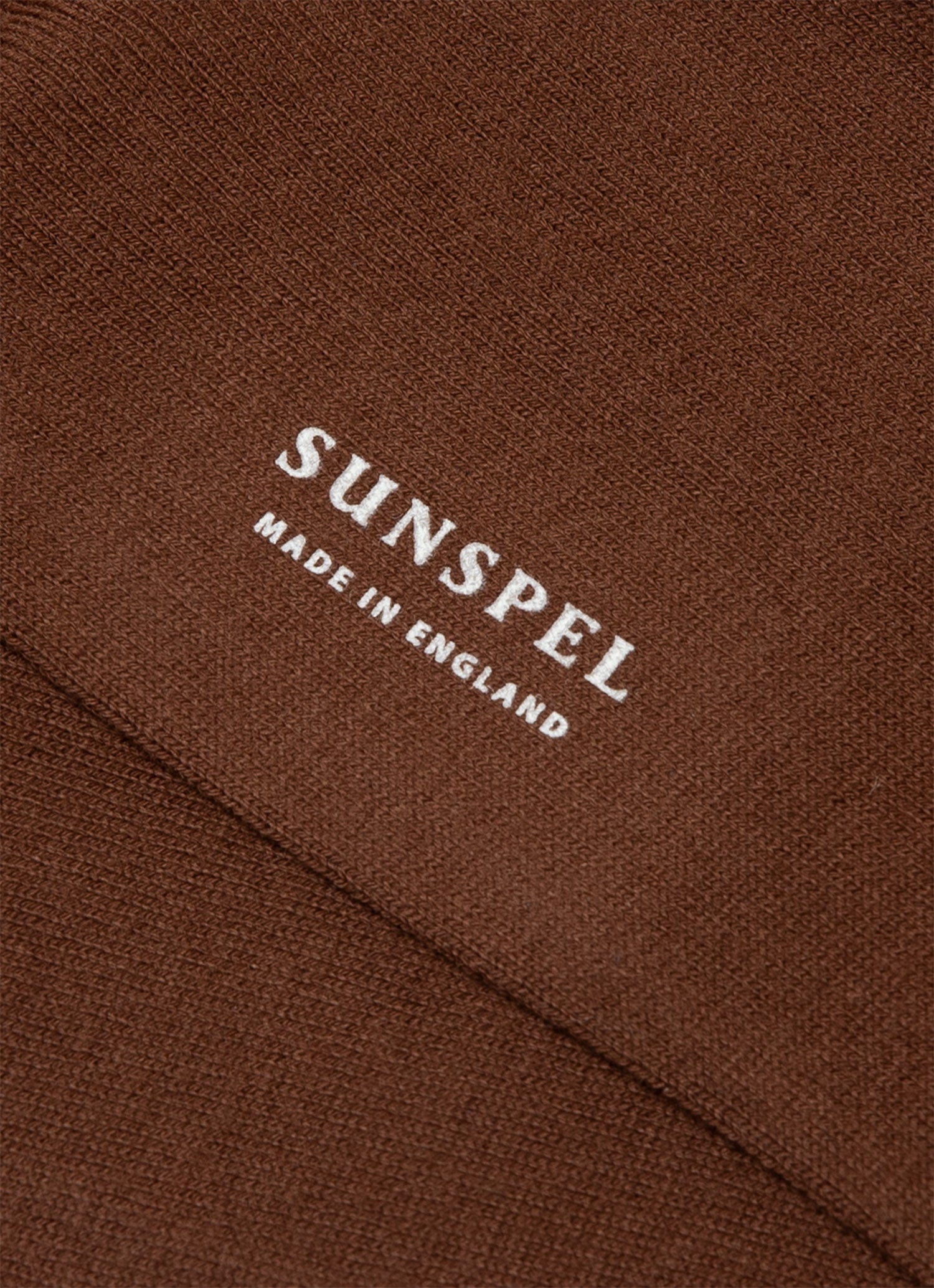 Men's Cotton Socks in Chestnut