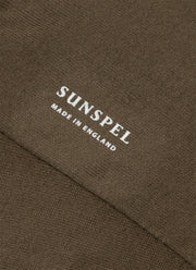 Men's Cotton Socks in Loden Green