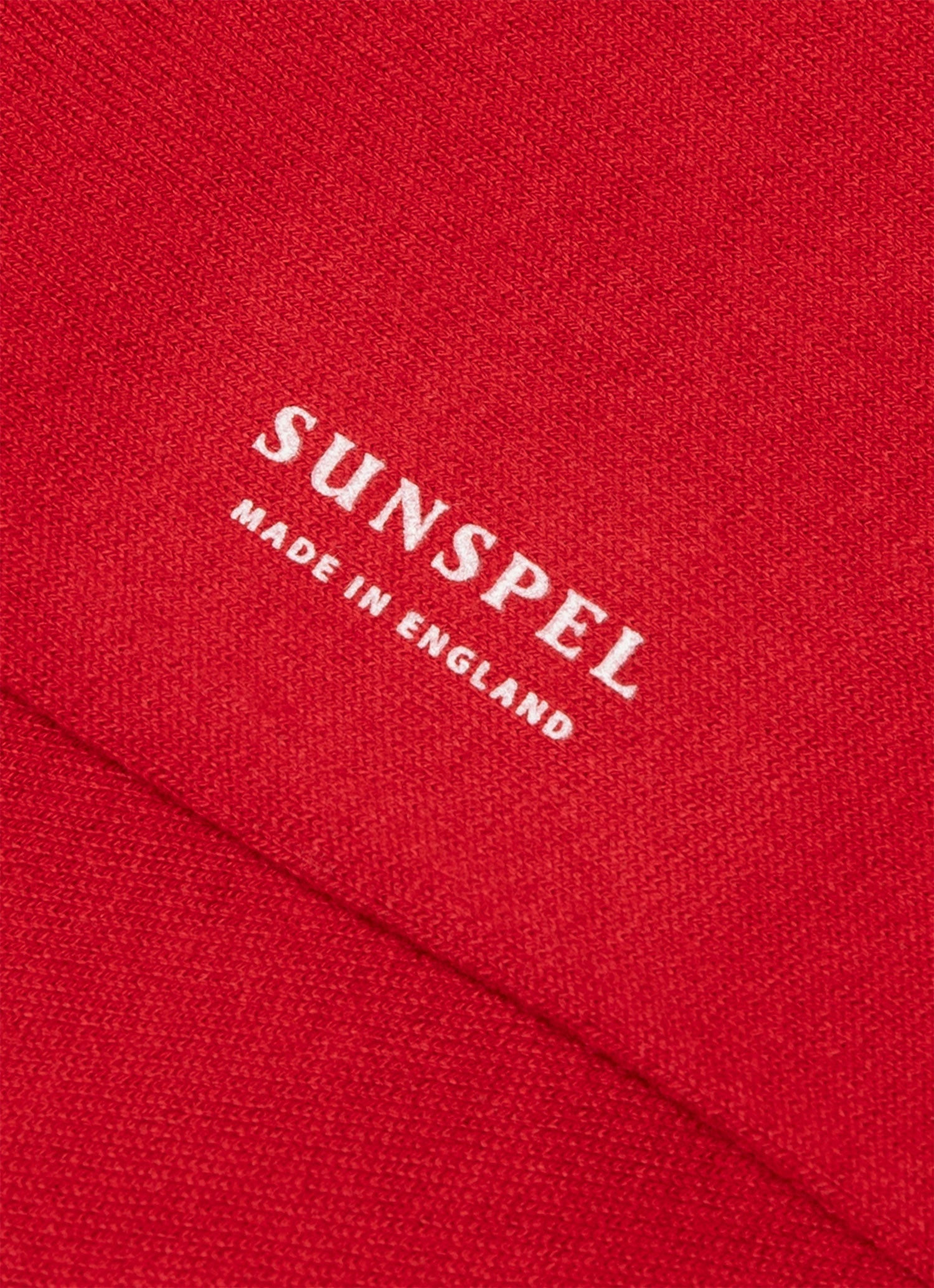 Men's Cotton Socks in Ruby Red