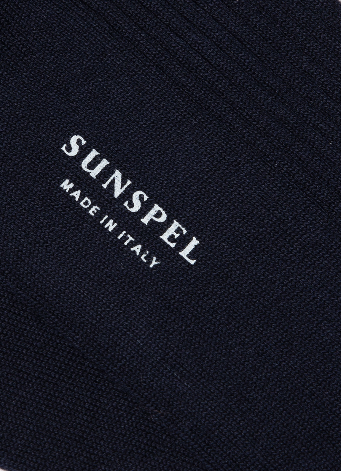 Men's Cotton Ribbed Socks in Navy